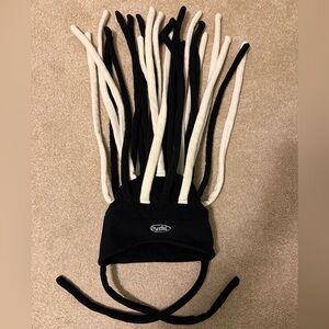 Mental Vintage Black and White Tentacle Hat